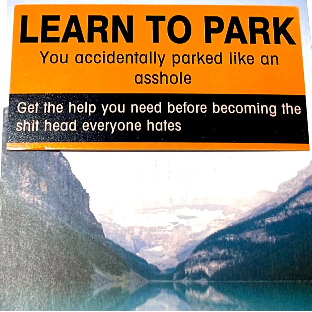 Funny Cards- “Learn To Park”. NIP. 30 Pieces total.